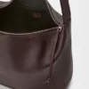 Duża torba Loop Hobo z miękkiej, ziarnistej skóry cielęcej Duża torba Loop Hobo z miękkiej, ziarnistej skóry cielęcej