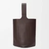 Duża torba Pebble Bucket z miękkiej, ziarnistej skóry cielęcej Duża torba Pebble Bucket z miękkiej, ziarnistej skóry cielęcej