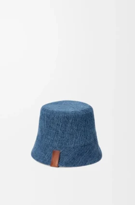 Dwustronny kapelusz typu bucket z dżinsu
