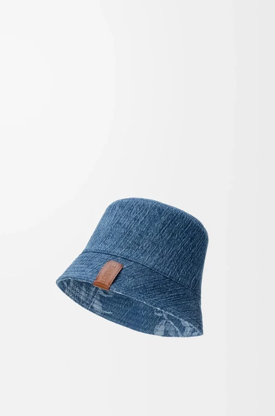 Dwustronny kapelusz typu bucket z dżinsu Dwustronny kapelusz typu bucket z dżinsu
