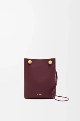 Etui „Pebble” z gładkiej skóry cielęcej