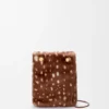 Etui z motywem „Pebble” z nadrukowanej owczej skóry Etui z motywem „Pebble” z nadrukowanej owczej skóry