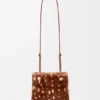 Etui z motywem „Pebble” z nadrukowanej owczej skóry Etui z motywem „Pebble” z nadrukowanej owczej skóry