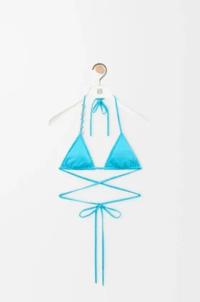 Góra bikini z technicznej dzianiny