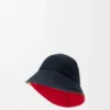Kapelusz typu bucket z wieloma rondami z bawełnianego płótna