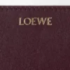 Kompaktowy portfel z motywem węzła z błyszczącej skóry cielęcej typu nappa Kompaktowy portfel z motywem węzła z błyszczącej skóry cielęcej typu nappa