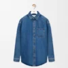 Koszula typu overshirt z motywem Anagram z dżinsu Koszula typu overshirt z motywem Anagram z dżinsu