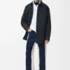 Koszula typu overshirt z motywem Anagram z dżinsu Koszula typu overshirt z motywem Anagram z dżinsu