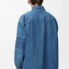 Koszula typu overshirt z motywem Anagram z dżinsu Koszula typu overshirt z motywem Anagram z dżinsu