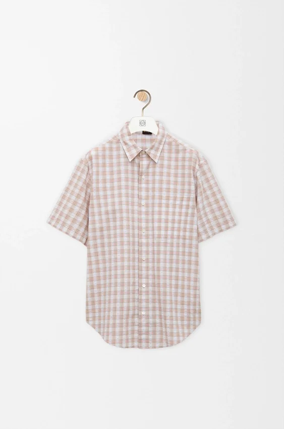Koszula z krótkim rękawem z bawełny Koszula z krótkim rękawem z bawełny