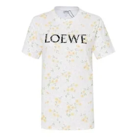 Koszulka z krótkim rękawem „Flowers” – biała S540333Xar