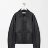Kurtka w stylu workwear z nappa z jagnięcej skóry Kurtka w stylu workwear z nappa z jagnięcej skóry