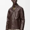 Kurtka w stylu workwear z nappa z jagnięcej skóry Kurtka w stylu workwear z nappa z jagnięcej skóry