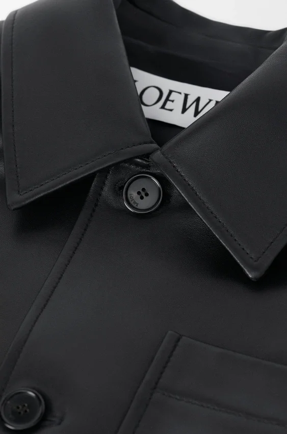 Kurtka w stylu workwear z nappa z jagnięcej skóry Kurtka w stylu workwear z nappa z jagnięcej skóry