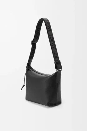 Mała torebka Cubi Crossbody z miękkiej, gładkiej skóry cielęcej i żakardu