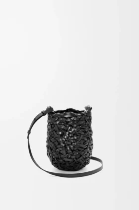 Mała torebka Nest Basket ze skóry cielęcej
