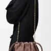 Mini Flamenco Purse z cielęcej skóry z nadrukiem moiré Mini Flamenco Purse z cielęcej skóry z nadrukiem moiré