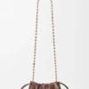 Mini Flamenco Purse z cielęcej skóry z nadrukiem moiré Mini Flamenco Purse z cielęcej skóry z nadrukiem moiré