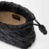 Mini Flamenco Purse z marszczonej skóry cielęcej typu nappa