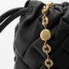 Mini Flamenco Purse z marszczonej skóry cielęcej typu nappa