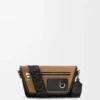 Mini Flex Messenger z płótna i zamszu Mini Flex Messenger z płótna i zamszu