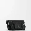 Mini Flex Messenger z płótna i zamszu Mini Flex Messenger z płótna i zamszu