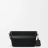 Mini Flex Messenger z płótna i zamszu Mini Flex Messenger z płótna i zamszu