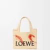 Mini font Tote loewe z napisem w rafii Mini font Tote loewe z napisem w rafii
