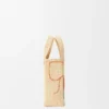 Mini font Tote loewe z napisem w rafii Mini font Tote loewe z napisem w rafii