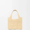 Mini font Tote loewe z napisem w rafii Mini font Tote loewe z napisem w rafii