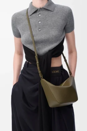Mini Hammock Hobo z klasycznej skóry cielęcej