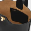 Mini torebka typu Pebble Bucket z gładkiej skóry cielęcej Mini torebka typu Pebble Bucket z gładkiej skóry cielęcej