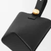 Mini torebka typu Pebble Bucket z gładkiej skóry cielęcej Mini torebka typu Pebble Bucket z gładkiej skóry cielęcej
