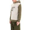 Męska bluza z kapturem i sznurkiem loewe z haftem, kolor khaki H526341X94-3962