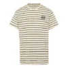 Męska koszulka loewe Stripe z krótkim rękawem, biała H6109650Pc-2396