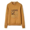 Męski sweter z haftowanym logo loewe Anagram H526341Xa1-3150