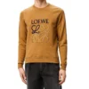 Męski sweter z haftowanym logo loewe Anagram H526341Xa1-3150