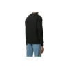 Męski sweter z nadrukiem logo marki loewe, czarny H6109900Cr-1100