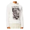 Męskie loewe z nadrukiem maski, białe H6109730Pc-2100