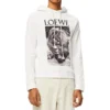 Męskie loewe z nadrukiem maski, białe H6109730Pc-2100