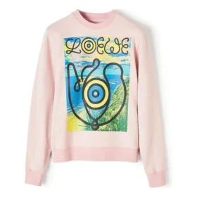Męskie loewe z nadrukiem „Pink Eye” w kolorze czerwonym H6299940Pc-7080 Męskie loewe z nadrukiem „Pink Eye” w kolorze czerwonym H6299940Pc-7080