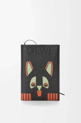 Notatnik Futurist cat ze skóry cielęcej