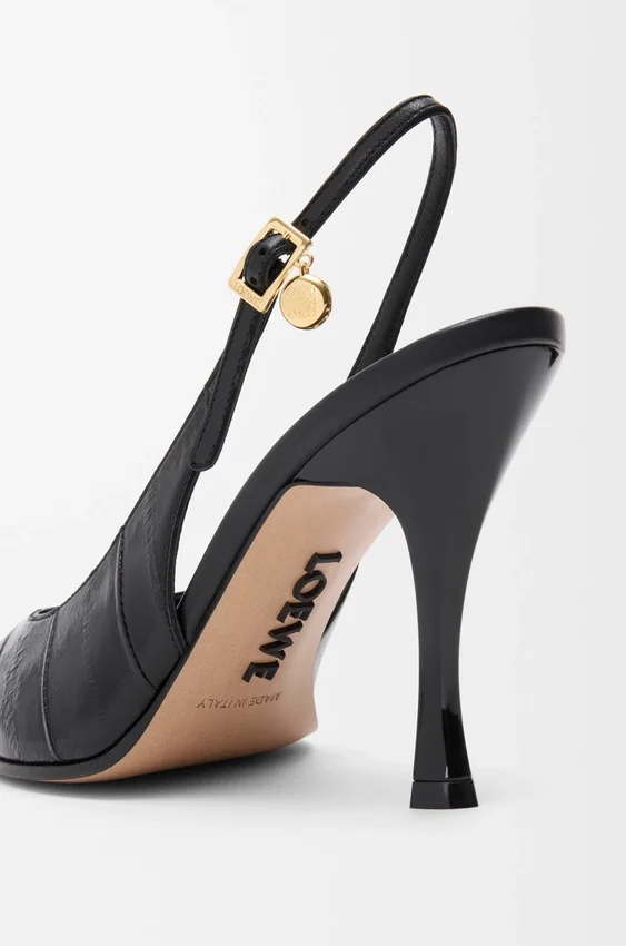 Nowe czółenka Comic Slingback z mieszanej skóry Nowe czółenka Comic Slingback z mieszanej skóry
