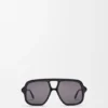 Okulary przeciwsłoneczne typu aviator o smukłej oprawie Okulary przeciwsłoneczne typu aviator o smukłej oprawie