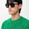 Okulary przeciwsłoneczne typu aviator o smukłej oprawie Okulary przeciwsłoneczne typu aviator o smukłej oprawie