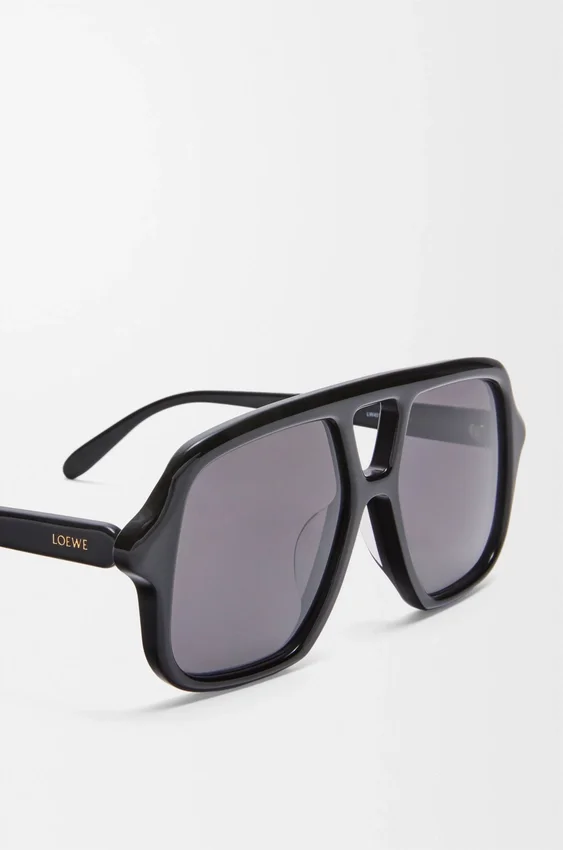 Okulary przeciwsłoneczne typu aviator o smukłej oprawie Okulary przeciwsłoneczne typu aviator o smukłej oprawie