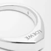 Pierścionek „Stirrup” ze srebra próby 925
