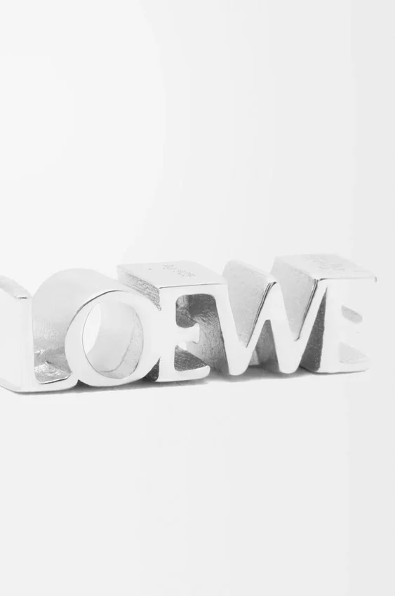 Pojedynczy kolczyk loewe Graphic ze srebra próby 925 Pojedynczy kolczyk loewe Graphic ze srebra próby 925