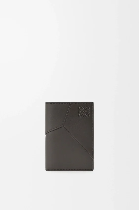 Portfel na karty Puzzle Bifold z klasycznej skóry cielęcej Portfel na karty Puzzle Bifold z klasycznej skóry cielęcej