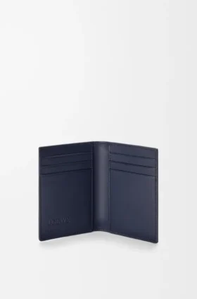Portfel na karty Puzzle Bifold z klasycznej skóry cielęcej